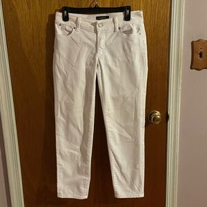 Talbots petite white jeans